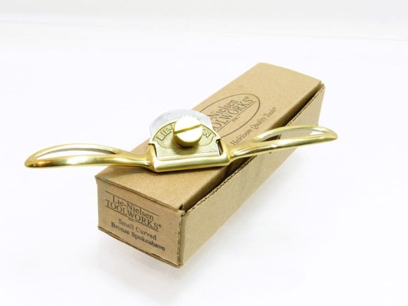 Mint Unused Lie Nielsen Small Curved Bottom Spokeshave In Original Box