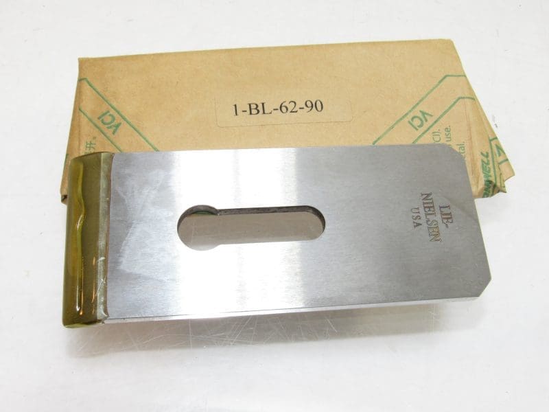 Unused Lie Nielsen # 62 Plane Iron In Original Wrapper BL-62-90