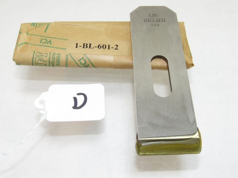 Unused Lie Nielsen # 60 1/2 Plane Iron In Original Wrapper BL-601-2