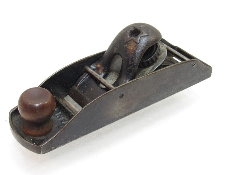 Very Rare Stanley No 130 Double End Block Plane Type One With Six Point Star Lever Cap & Proper Marked Iron