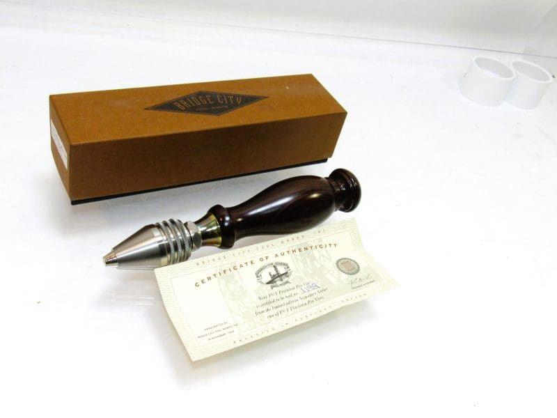 Unused In Box Bridge City Tool PV-1 Pin Vise Amazing Rosewood Signature Series Made In USA 1999.
