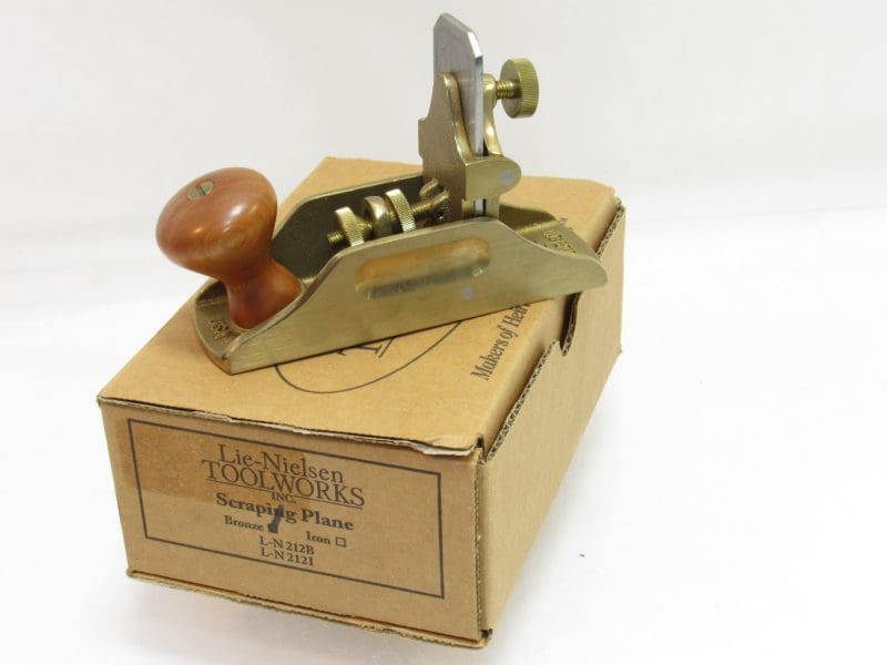 Superb Lie Nielsen Bronze # 212 Cabinet Makers Scraper Plane Long Out Of Stock From Lie Nielsen