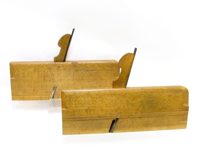 Extra Fine Pair Of Side Rabbet Molding Planes By I S Battey Providence RI