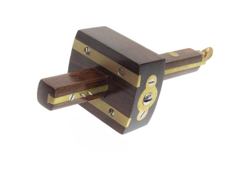 Spectacular Rosewood & Brass Marking Gauge With Two Long Points