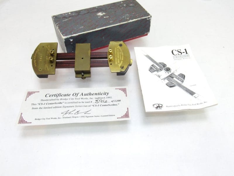In Box Bridge City Tool CS-1 Centering  Scribe Made In USA