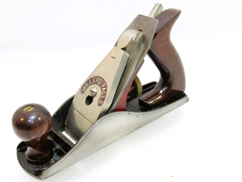 Phenomenal Type One Millers Falls No 9 Smoothing Plane Rosewood Tote & Knob