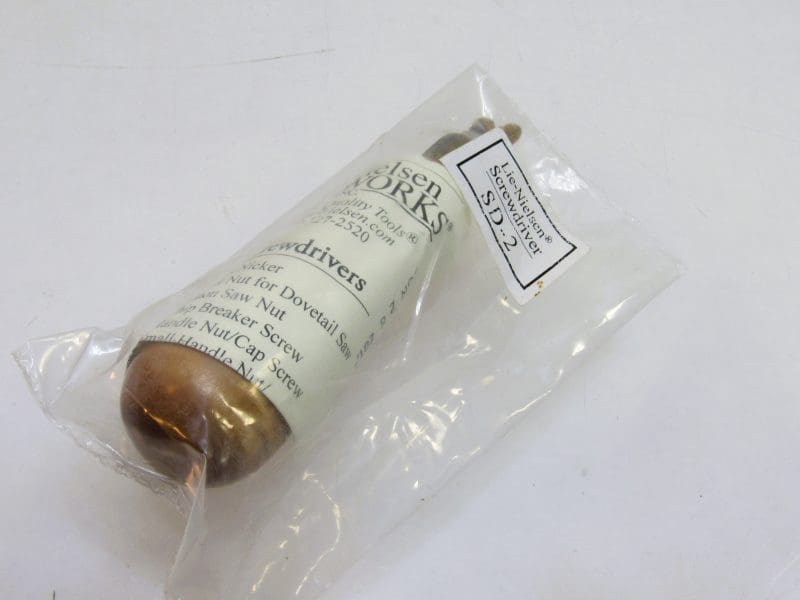 New In Package Lie Nielsen SD-2 Split nut Screwdriver In Discontinued Tiger Maple